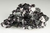 Pristine, Purple Cubic Fluorite Cluster - Okorusu Mine, Namibia #191982-2